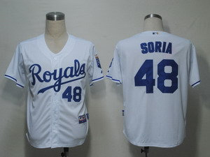 Kansas City Royals 48 Soria White