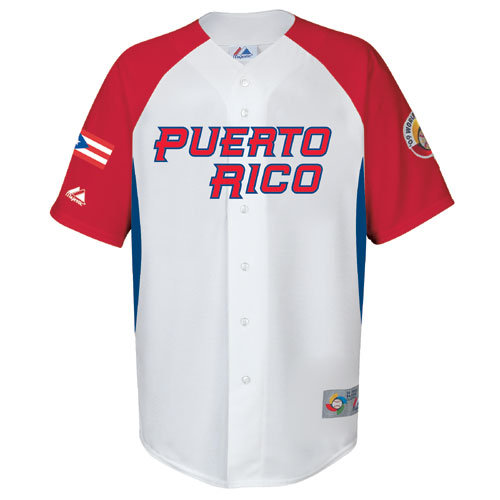 Puerto Rico 2009 World Baseball Classic Home Jersey
