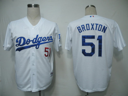 mlb Los Angeles Dodgers #51 Broxton White mlb Los Angeles Dodgers #51 Broxton White