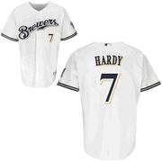 Milwaukee Brewers 7 J.J. Hard white