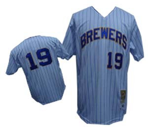 Milwankee Brewers Robin Yount 19 White M&N