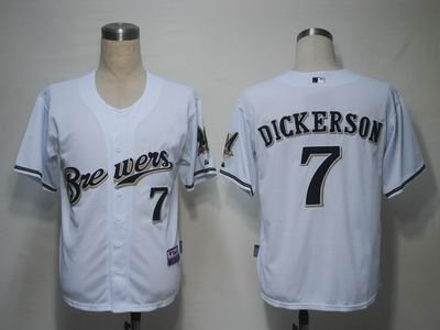 MLB Jerseys Milwaukee Brewers 7 Dickerson White MLB Jerseys Milwaukee Brewers 7 Dickerson White