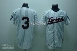 MLB Minnesota Twins #3 killebrew White jerseys