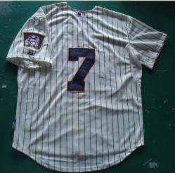 MLB Minnesota Twins 7# Joe Mauer cream cool base Jerseys MLB Minnesota Twins 7# Joe Mauer cream cool base Jerseys