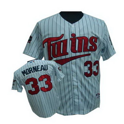 Minnesota Twins 33 Morneau White(blue strip) Minnesota Twins 33 Morneau White(blue strip)