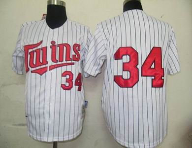 Minnesota Twins 34 puckett White M N Minnesota Twins 34 puckett White M N