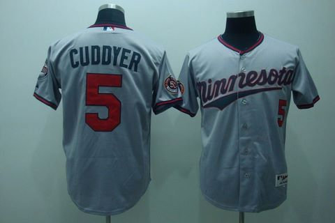 Minnesota Twins 5 Michael Cuddyer Grey 2010 50th Season patch Minnesota Twins 5 Michael Cuddyer Grey 2010 50th Season patch
