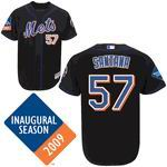 New York Mets 57 Black 2009 Inaugural Patch New York Mets 57 Black 2009 Inaugural Patch