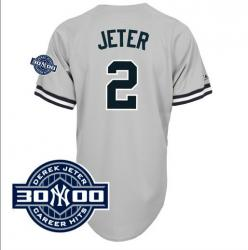 new york yankees #2 jeter grey 2011 All-star BP jerseys
