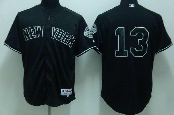 MLB Jersey New York Yankees #13 RODRIGUEZ black Jersey MLB Jersey New York Yankees #13 RODRIGUEZ black Jersey