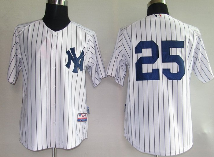 MLB Jerseys New York Yankees 25# Teixeira White MLB Jerseys New York Yankees 25# Teixeira White