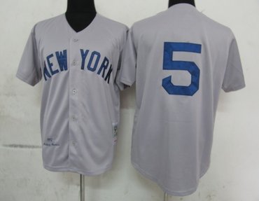 MLB Jerseys New York Yankees 5 Dimaggio Grey M&N MLB Jerseys New York Yankees 5 Dimaggio Grey M&N