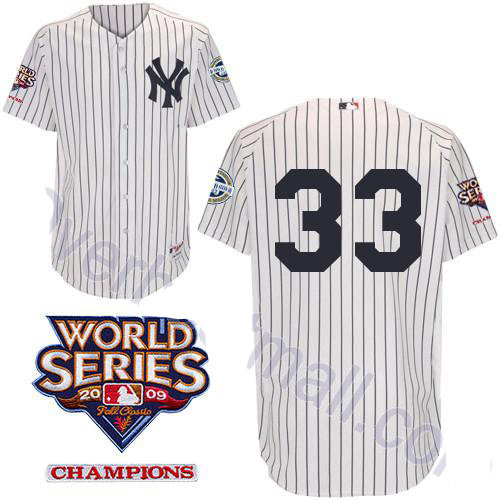 New York Yankees 33 Nick Swisher White Youth Jerseys