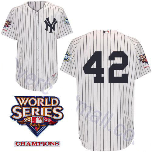 New York Yankees 42 Mariano Rivera White Youth Jersey