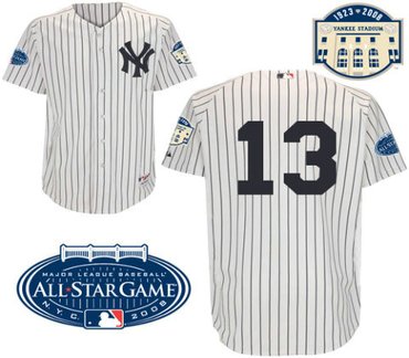Youth MLB Jerseys New York Yankees 13 Alex Rodriguez white Jerseys