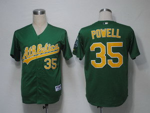 MLB Jerseys Oakland Athletics 35 Powell Green MLB Jerseys Oakland Athletics 35 Powell Green