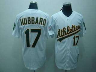 Oakland Athletics 17 Hubbard white Throwback Oakland Athletics 17 Hubbard white Throwback