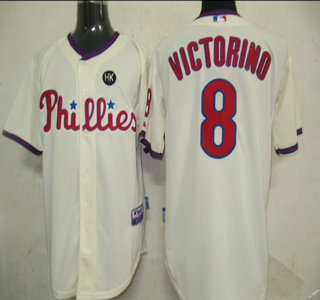 MLB Jerseys Philadephia Phillis 8 Shane Victorino cream MLB Jerseys Philadephia Phillis 8 Shane Victorino cream
