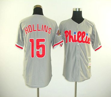 Philadelphia Phillies 15 Dave Hollins Mitchell & N Philadelphia Phillies 15 Dave Hollins Mitchell & N