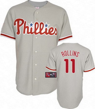 2010 Road Grey 11 Philadelphia Phillies Jersey 2010 Road Grey 11 Philadelphia Phillies Jersey
