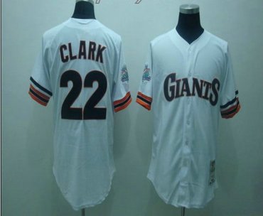 MLB Jerseys San Francisco Giants 22 CLARK white MLB Jerseys San Francisco Giants 22 CLARK white