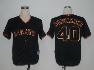 MLB Jerseys San Francisco Giants 40 Bumgarner Blac