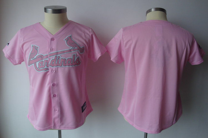 2011 Womennull Jersey by Majestic Athletic Cardinals blank pink