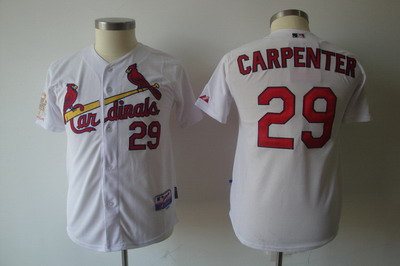 Youth St Cardinals 29 Chris Carpenter White Jersey 2011 world Series Youth St Cardinals 29 Chris Carpenter White Jersey 2011 world Series