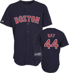 Jason Bay Adult 2009 Navy 44 Boston Red Sox Jason Bay Adult 2009 Navy 44 Boston Red Sox