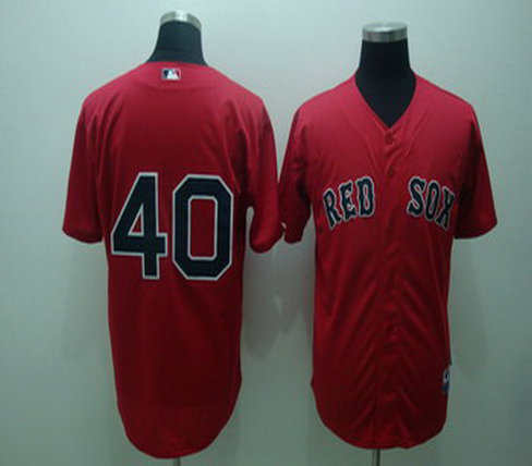Boston Red Sox 40 John Lackey Red Jerseys 2