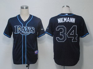 Tampa Bay Rays 34 Niemann Dark Blue Tampa Bay Rays 34 Niemann Dark Blue
