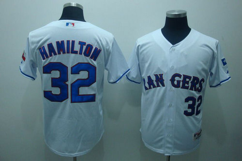 texas rangers 32# hamilton white (rangers)