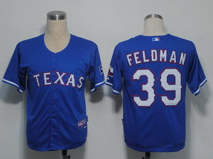 Texas Rangers 39 Feldman Blue Cool Base Texas Rangers 39 Feldman Blue Cool Base