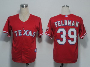 Texas Rangers 39 Feldman Red Cool Base Texas Rangers 39 Feldman Red Cool Base