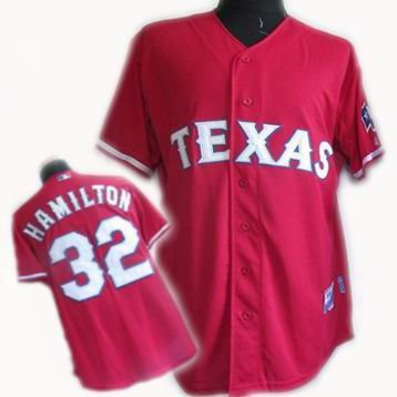 Youth Texas Rangers 32 Josh Hamilton Red Jerseys