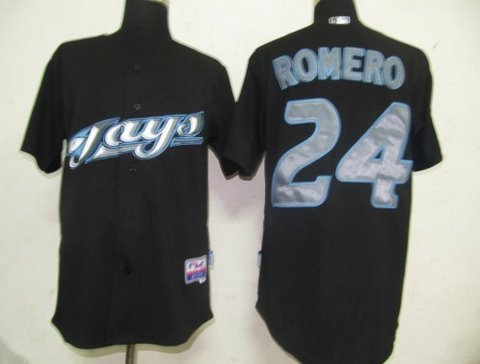MLB Jerseys Toronto Blue Jays 24 Romero Black MLB Jerseys Toronto Blue Jays 24 Romero Black