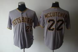 Pittsburgh Pirates 22# Mccutchen Grey jerseys