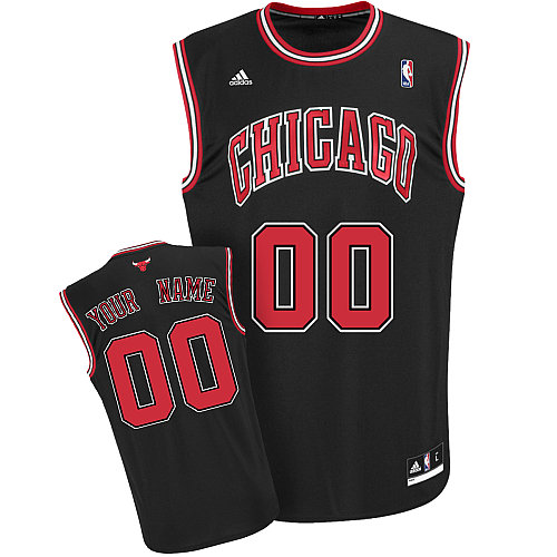 Bulls Personalized Authentic Black Jersey (S-5XL)