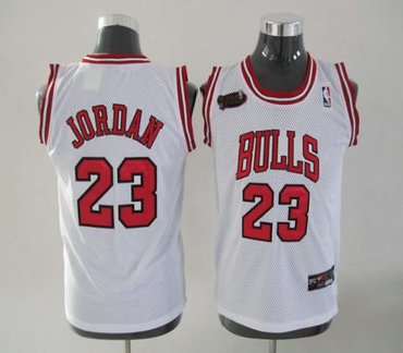 KIDS Chicago Bulls 23 Jordan white jersey KIDS Chicago Bulls 23 Jordan white jersey