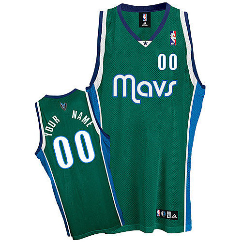 Mavericks Personalized Authentic Green Jersey (S-5XL)