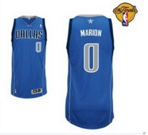 Dallas Mavericks 0 Shawn Marion Blue with 2011 Finals Jersey
