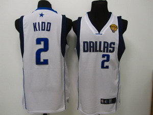 Dallas Mavericks 2 Jason Kidd Swingman white 2011 finals Dallas Mavericks 2 Jason Kidd Swingman white 2011 finals