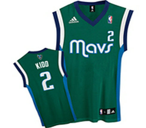 Dallas Mavericks 2# Jason Kidd Green Jersey Dallas Mavericks 2# Jason Kidd Green Jersey
