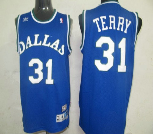 NBA Jerseys Dallas Maverlcks 31 Terry Blue【SWINGMAN