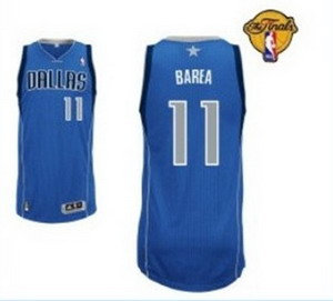 Dallas Mavericks 11 BAREA BLUE 2011 Finals patch Jerseys