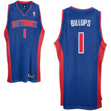 Detroit Pistons #1 C Billups Road blue Detroit Pistons #1 C Billups Road blue