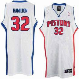Detroit Pistons Hamilton #32 white jersey Detroit Pistons Hamilton #32 white jersey