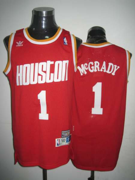 NBA Houston Rockets #1 Tracy McGrady Red NBA Houston Rockets #1 Tracy McGrady Red