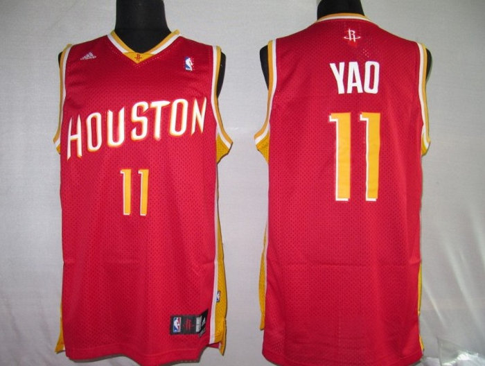 NBA Jerseys Houston Rockets 11# YAO red【SWINGMAN NBA Jerseys Houston Rockets 11# YAO red【SWINGMAN