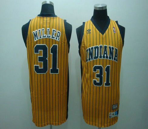 NBA Jerseys Indlana Pacers 31# MILLER yellow SWINGMAN NBA Jerseys Indlana Pacers 31# MILLER yellow SWINGMAN